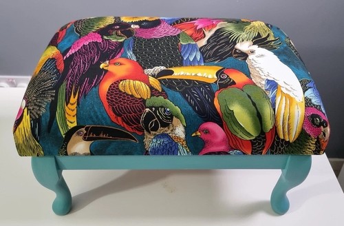 Footstool cotton fabric by - footstool,