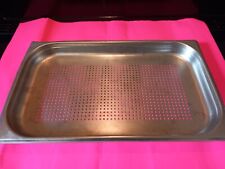 Perforated Gastronorm Pan 1/1 Stainless Steel Combi Oven Steamer Tray Bain Marie