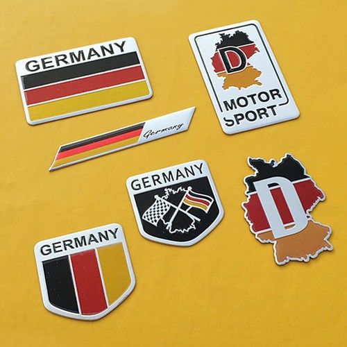 6pcs alloy germany german - german, flag