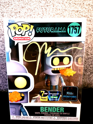 Futurama bender signed by - futurama,