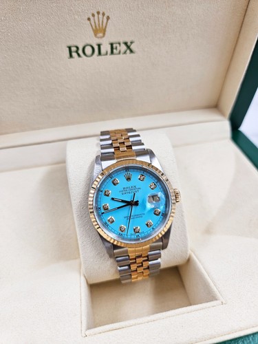 Gents steel gold rolex - gents,