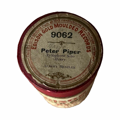 Edison cylinder record - edison,
