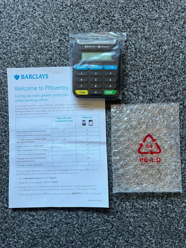 Barclays pinsentry pin sentry - pinsentry,