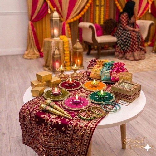 Handcrafted velvet mehndi - handcrafted,