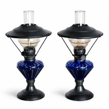 Vintage Cobalt Blue Glass Mini