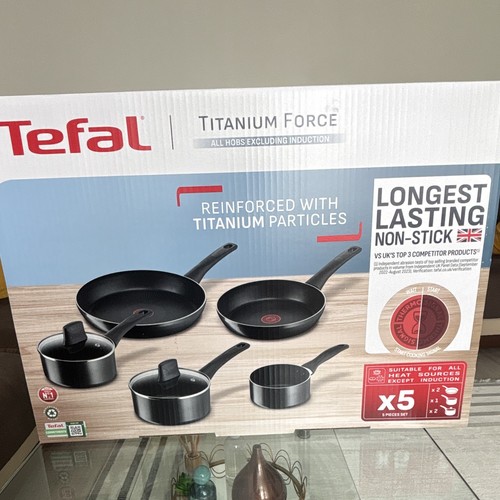 Tefal titanium force piece - force, 5-piece