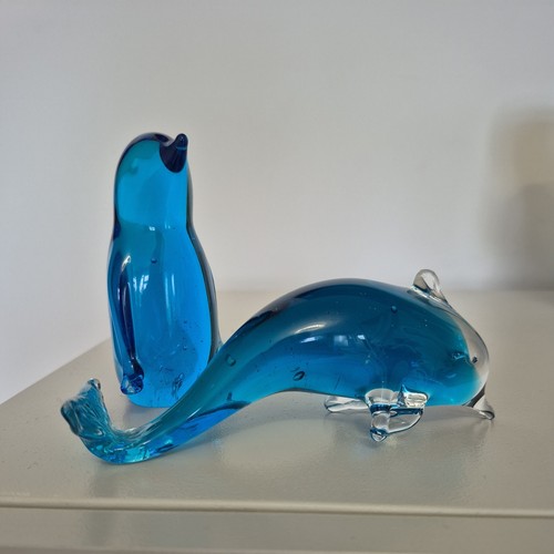Mdina malta vintage glass blue - malta,