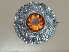 Antique silver brooch - antique,