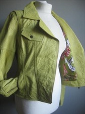 JOE BROWNS LEATHER JACKET 10 8