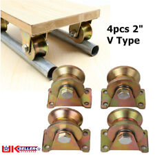 2/4PCS V-Groove Track Wheel