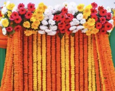 5 Pack Artificial Marigold