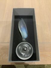 Lalique Perfume Bottle FLACON COQUILLAGE OPALE (Shell bottle). Wing. Boxed 