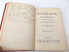 1889 baedeker traveller s - baedeker's, traveller's