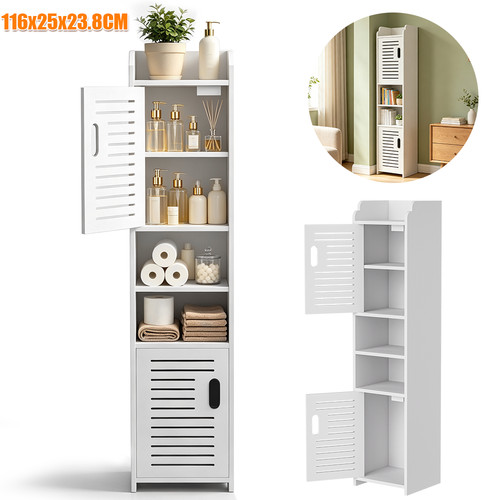 Tier bathroom floor cabinet - bathroom,