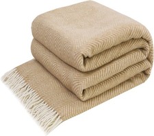 LYHome Merino Wool Blanket -
