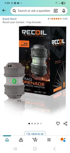 Recoil frag grenade weapon for - recoil,