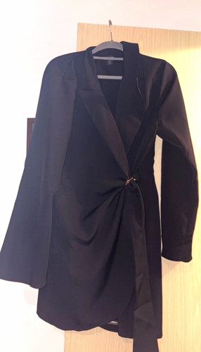 Boohoo black blazer - blazer, dress