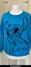 Disney Stitch Jumper Blue Size
