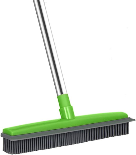 Rubber broom with - broom, inch