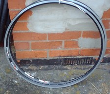 A PAIR  OF RIGIDA RYDE FLYER   32 HOLE  700c  RIMS 