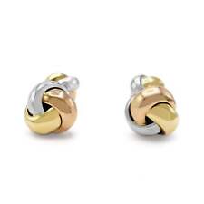 Cartier Trinty Solid Bar Cufflinks - 18ct Three Colour Gold