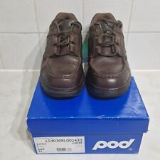 Pod Jostle Mens Shoes Vintage Size Eu 43 Brown Leather VGC Nov. 2002 & Box