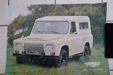 Portaro Portuguese off-roader - original period car showroom poster