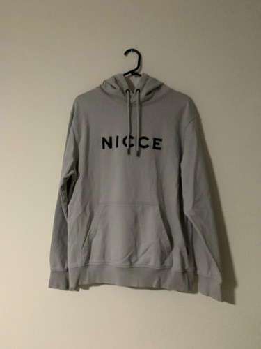 Nicce greyish hoodie size - hoodie,