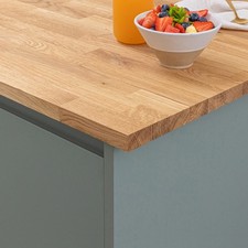 Solid oak kitchen wood - solid,