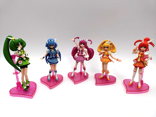 Smile precure figure set - smile, precure,