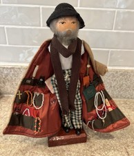 Vintage handmade peddler doll - vintage,