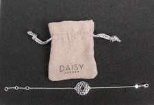 DAISY LONDON HEART CHAKRA BRACELET STERLING SILVER STACKING. ANTHROPOLOGIE NKUKU