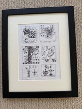 Alan Davie Art - signed and dated 2011. Untitled Biro drawing.