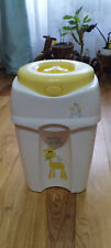 Sangenic Twist and Click Nuppy Diaper Bin with Giraffe Yellow