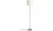 Argos Home Satin Stick 159cm Tall Floor Lamp - Cream(Opened Box Tested Item)