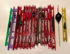 Vintage-15 Pole Rigs  with floats + Dick Clegg 6g Britannia Float VG+