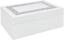 White Crystal Jewellery Box