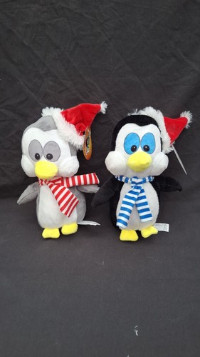 22cm christmas penguin - christmas, x2