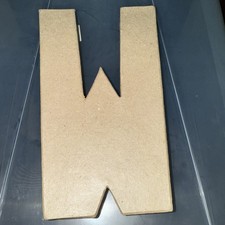 “W” LARGE PAPIER MACHE