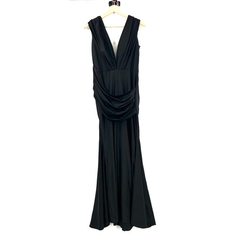 Jvn jovani black dress mermaid - jovani,
