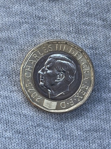 Coin striking error - £1,