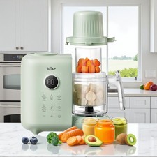 Baby Food Maker Bear Puree Food Blender Bottle Warmer Steriliser Green Home