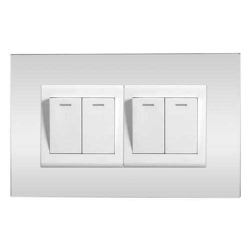 Single double light switch - single,