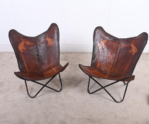 Pair vintage moroccan - vintage,