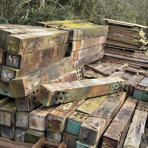 Reclaimed oak sleeper - 10×10,