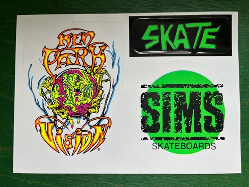 Vintage skateboard sticker set - skateboard,