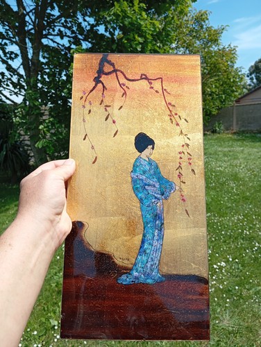 Oil painting glass - painting, +