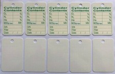 Nitrox / Trimix / O2  Scuba Diving Tank Contents Tag Label  X 15