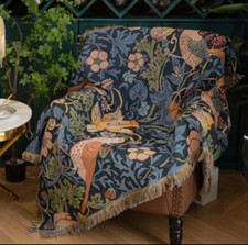 The Strawberry Thief William Morris Sofa Throw/Blanket