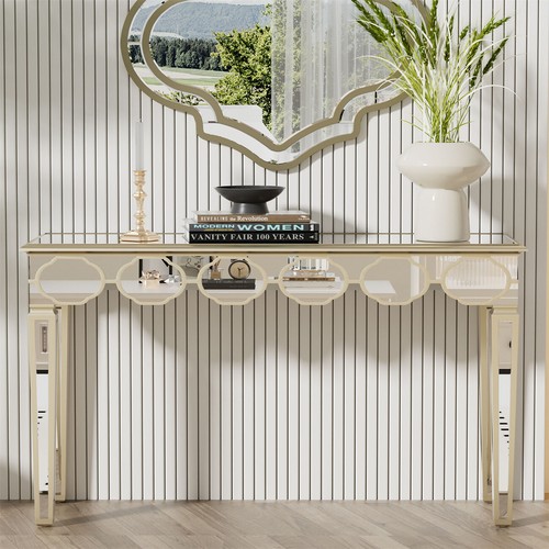 Silver mirrored entryway - mirrored,